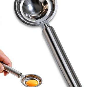 Egg Separator Qiifaiikooii Stainless Steel Tool Dishwasher Safe-0