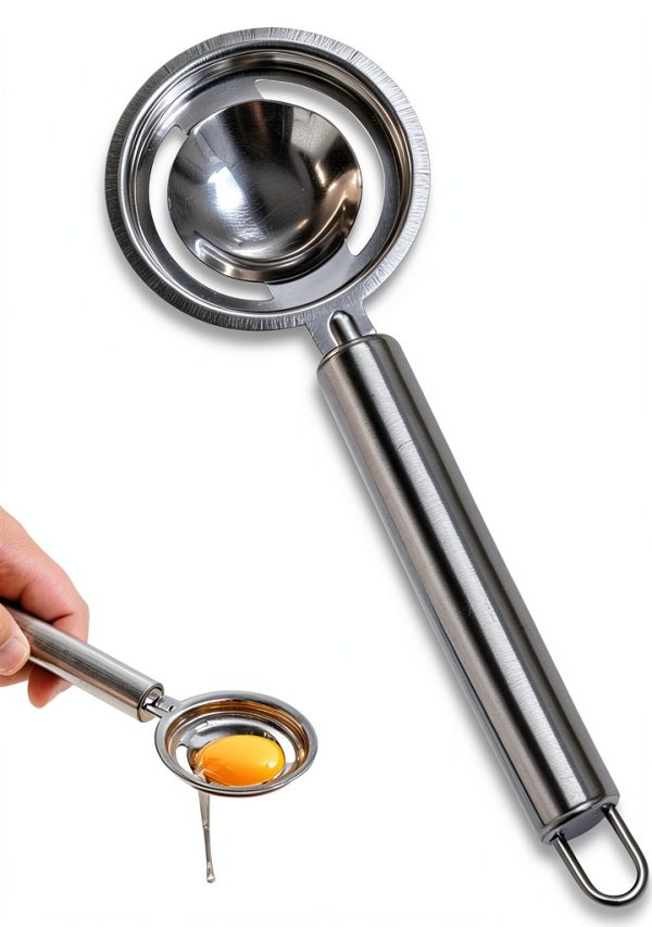 Egg Separator Qiifaiikooii Stainless Steel Tool Dishwasher Safe-0
